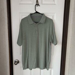 Free Fly Apparel Green Polo Shirt Relaxed Fit